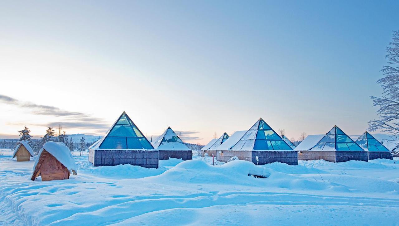 Aurora Pyramid Glass Igloos Kongas Luaran gambar