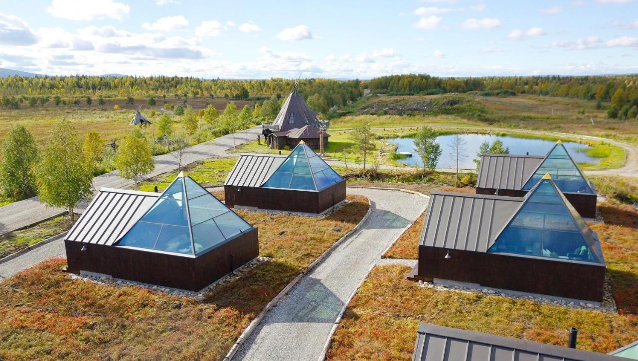 Aurora Pyramid Glass Igloos Kongas Luaran gambar