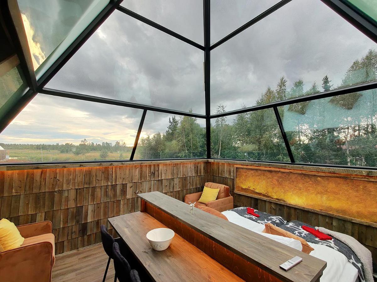 Aurora Pyramid Glass Igloos Kongas Luaran gambar