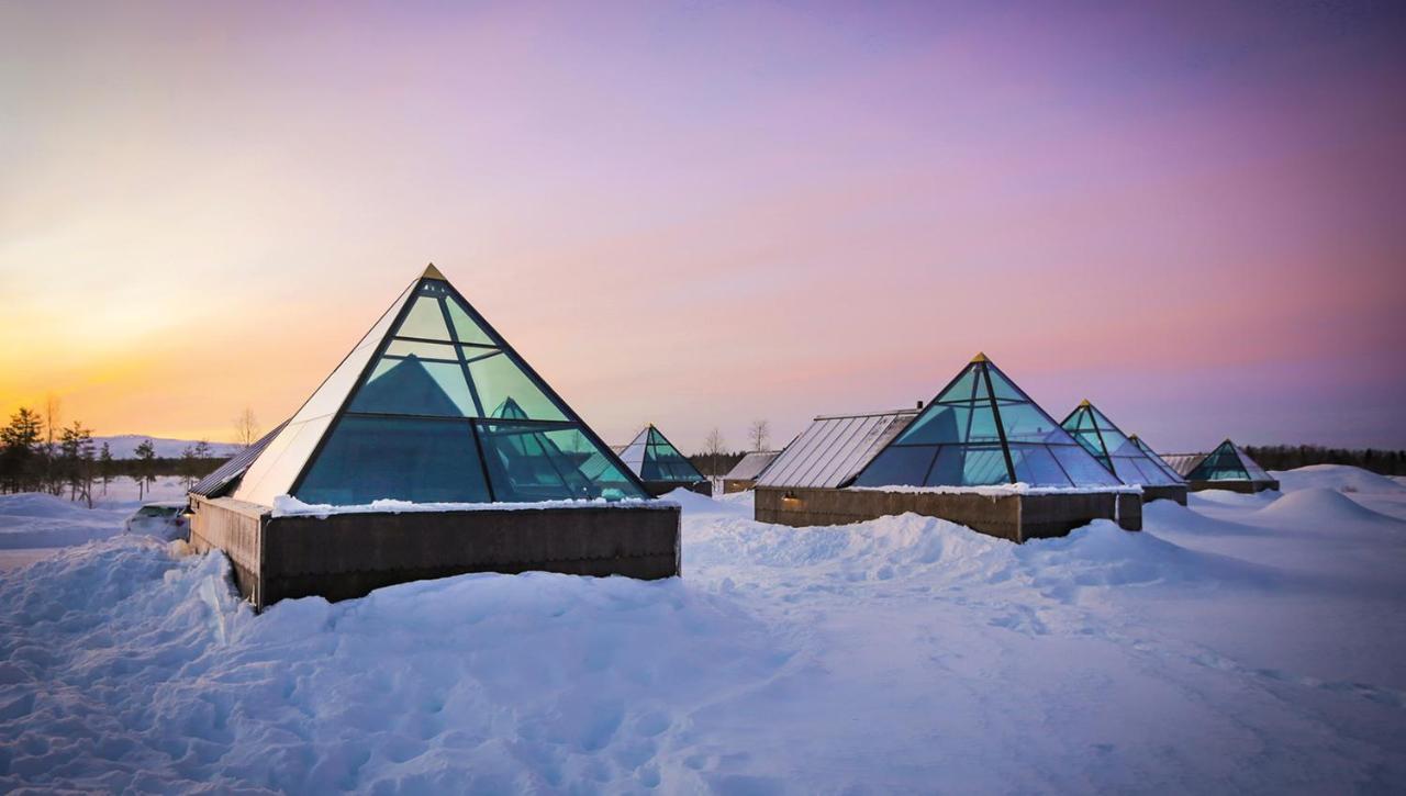 Aurora Pyramid Glass Igloos Kongas Luaran gambar