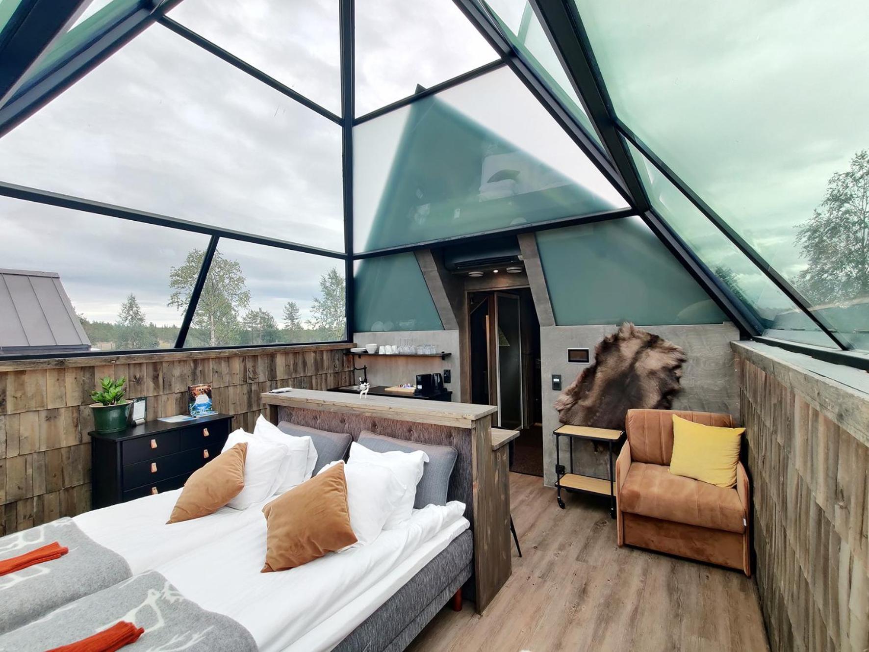 Aurora Pyramid Glass Igloos Kongas Luaran gambar