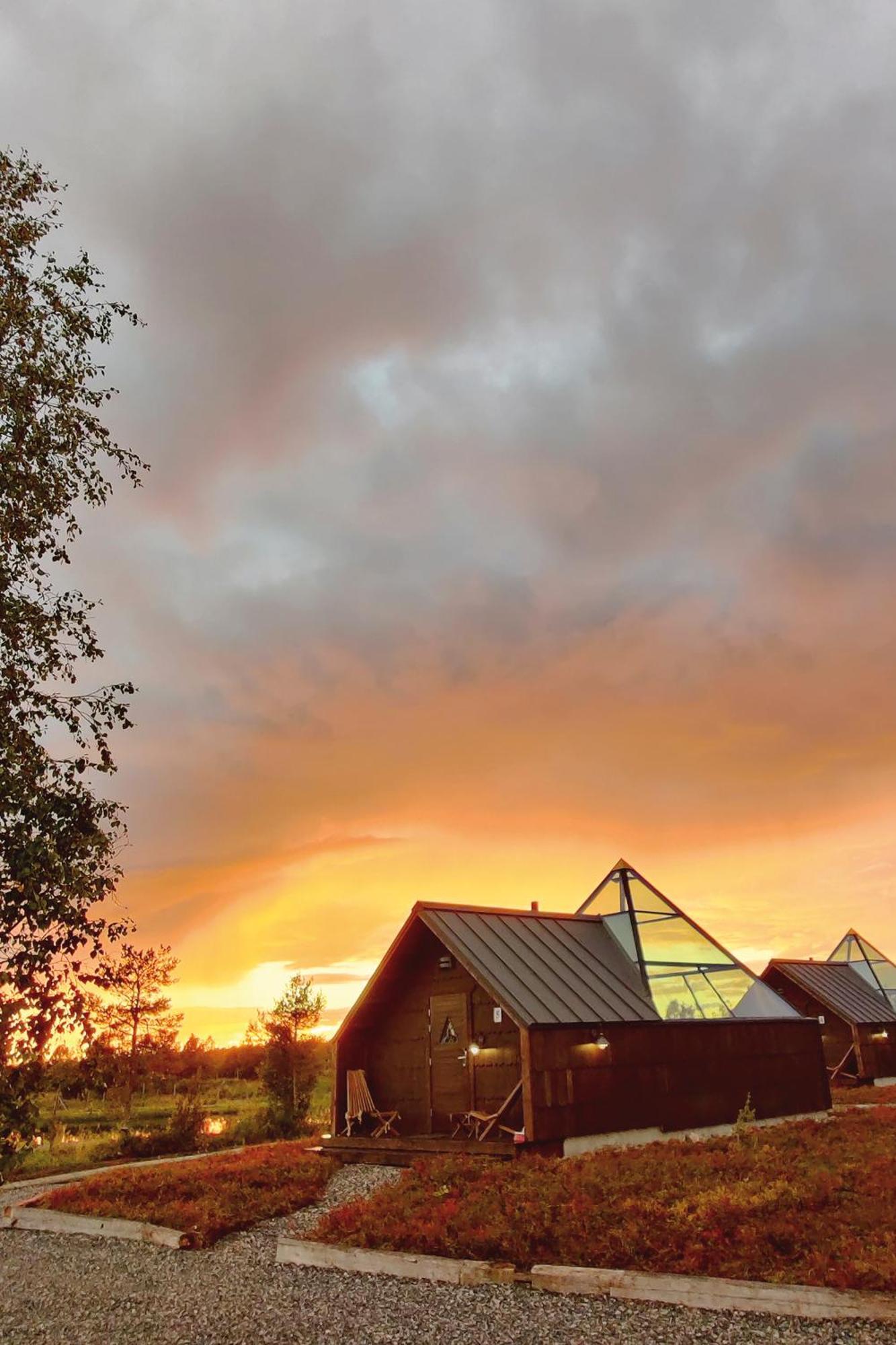 Aurora Pyramid Glass Igloos Kongas Luaran gambar